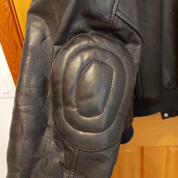 Vintage Hein Gericke men's leather motorcycle jacket black Size 50 Large… - Picture 7 of 13